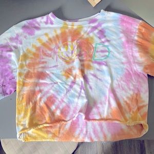Tik Tok Kouvr merchandise tie die crop top